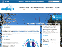 Tablet Screenshot of mairie-auffargis.com